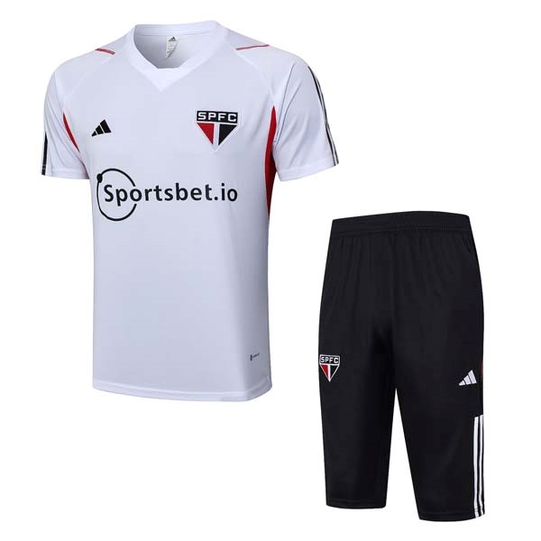 Camiseta Entrenamiento Sao Paulo Conjunto Completo 2023/24 Blanco 2